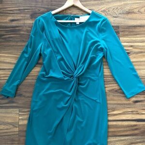 Green Haydee knit dress